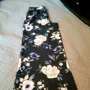 Floral womens fashion pant